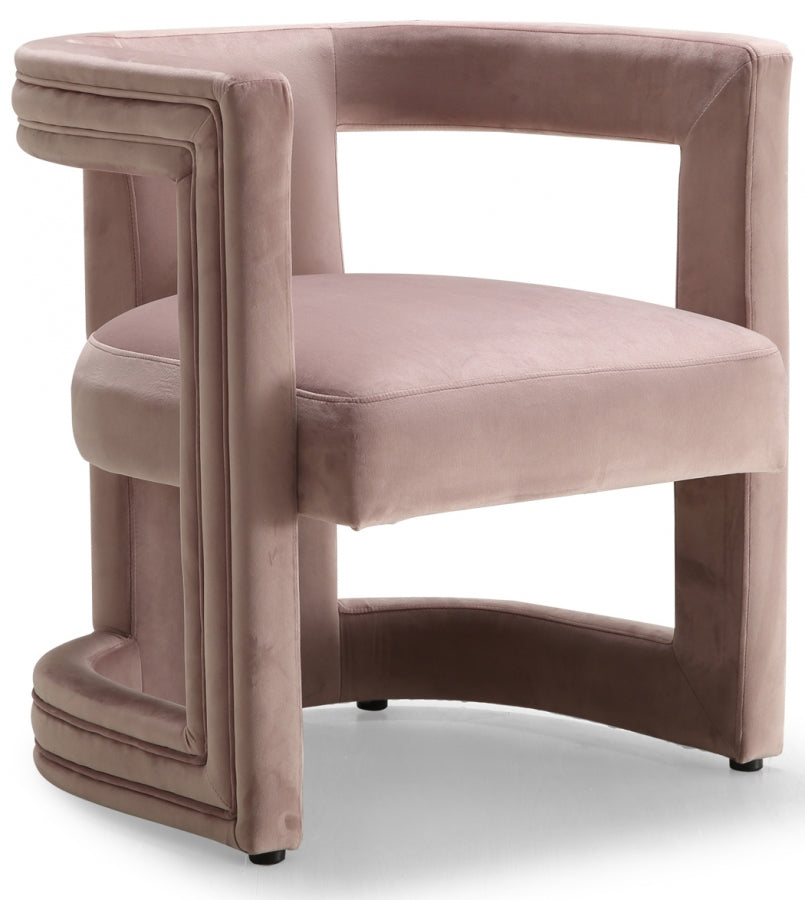 Chaise de salle à manger/d'appoint en velours Blair