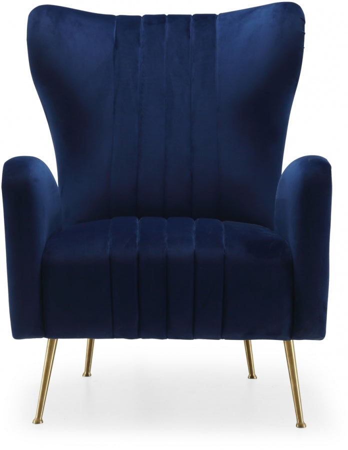 Chaise d'appoint Opera en velours