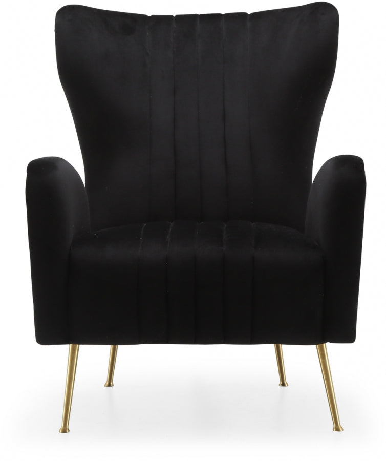 Chaise d'appoint Opera en velours