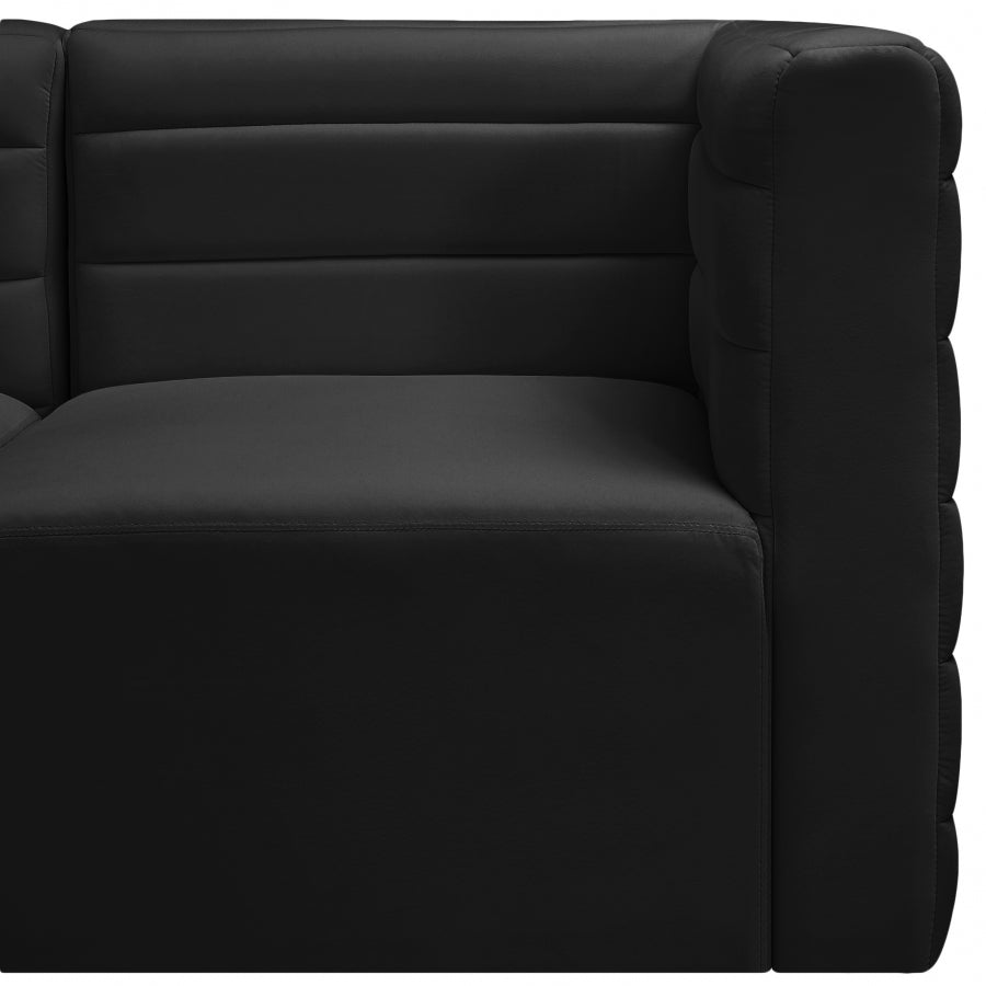 Chaise sans accoudoirs Quincy Velvet Modular Cloud-Like Comfort