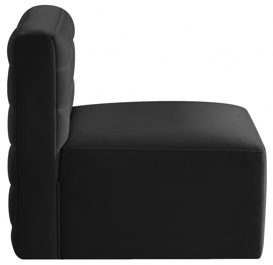 Chaise sans accoudoirs Quincy Velvet Modular Cloud-Like Comfort