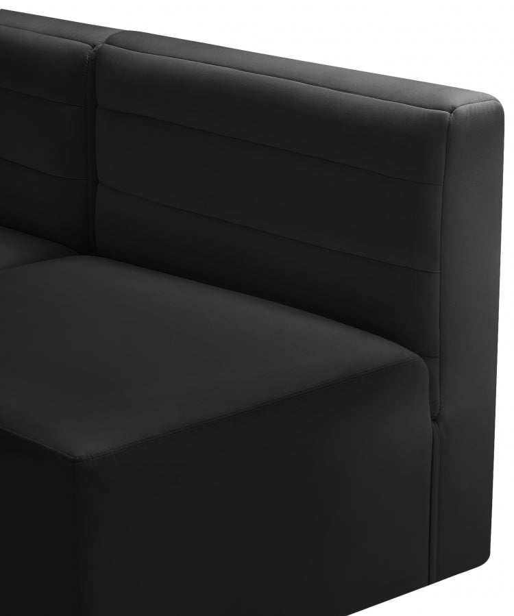 Chaise sans accoudoirs Quincy Velvet Modular Cloud-Like Comfort