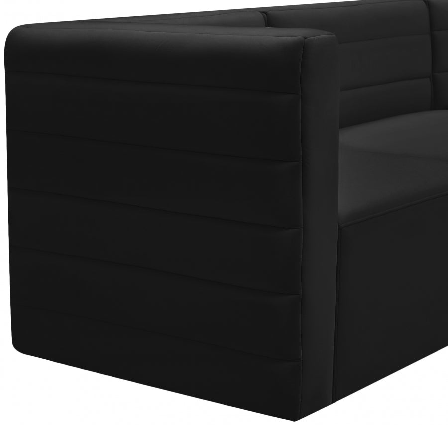 Chaise sans accoudoirs Quincy Velvet Modular Cloud-Like Comfort