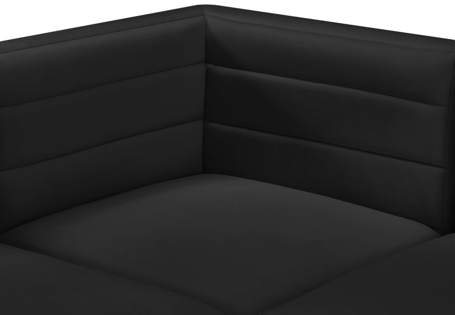 Chaise sans accoudoirs Quincy Velvet Modular Cloud-Like Comfort