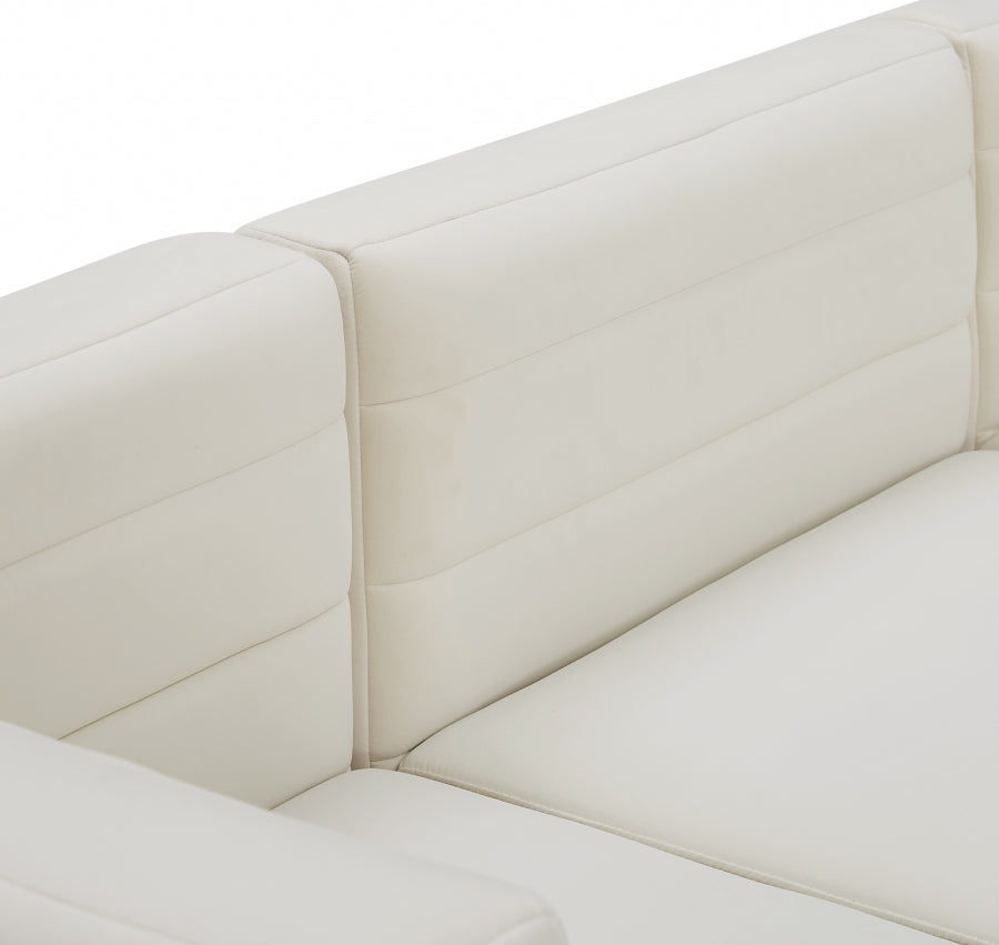 Chaise sans accoudoirs Quincy Velvet Modular Cloud-Like Comfort