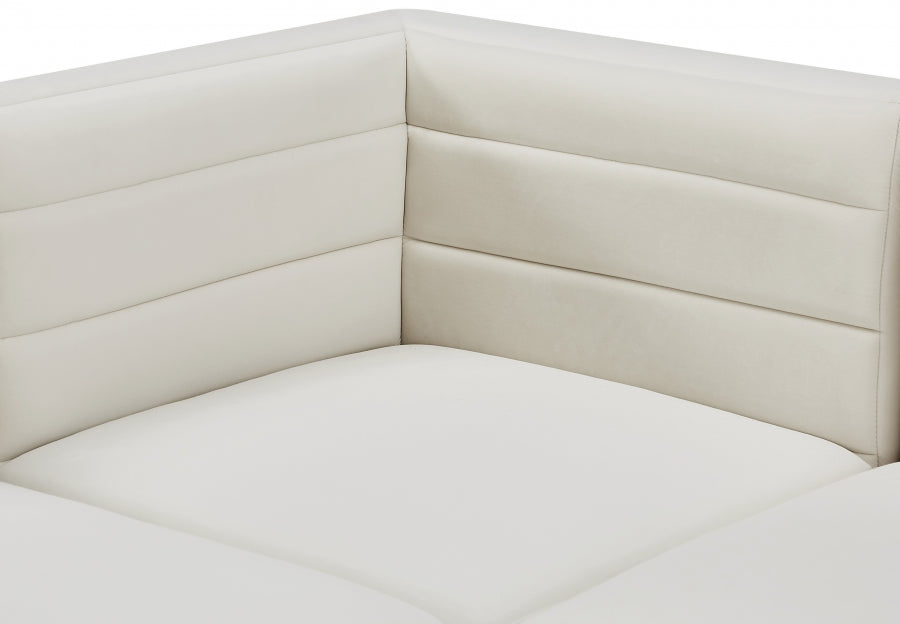 Chaise sans accoudoirs Quincy Velvet Modular Cloud-Like Comfort
