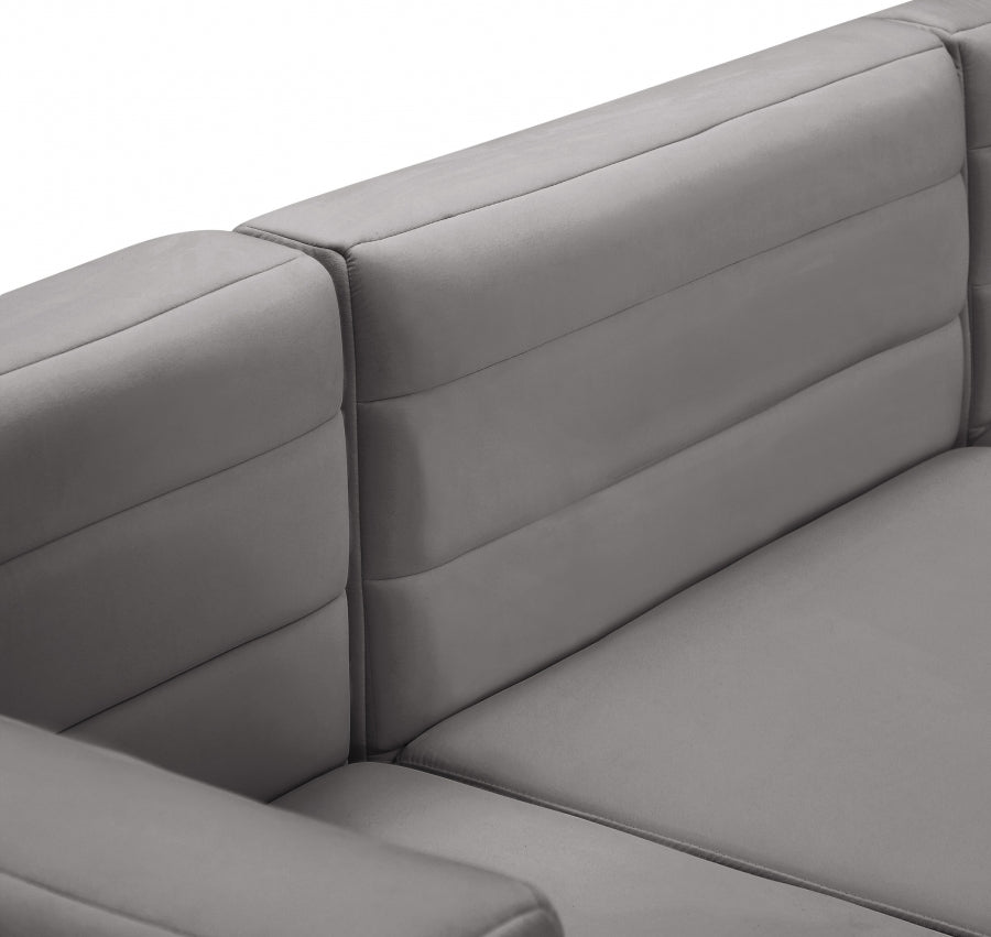Chaise sans accoudoirs Quincy Velvet Modular Cloud-Like Comfort