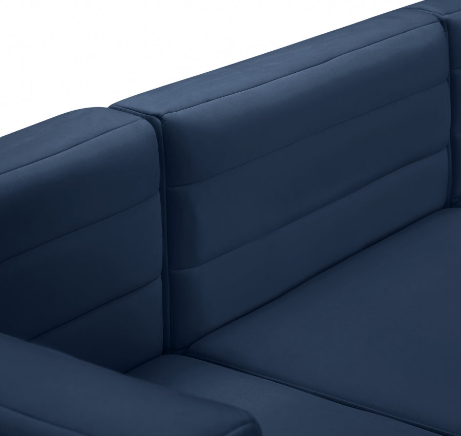 Chaise sans accoudoirs Quincy Velvet Modular Cloud-Like Comfort
