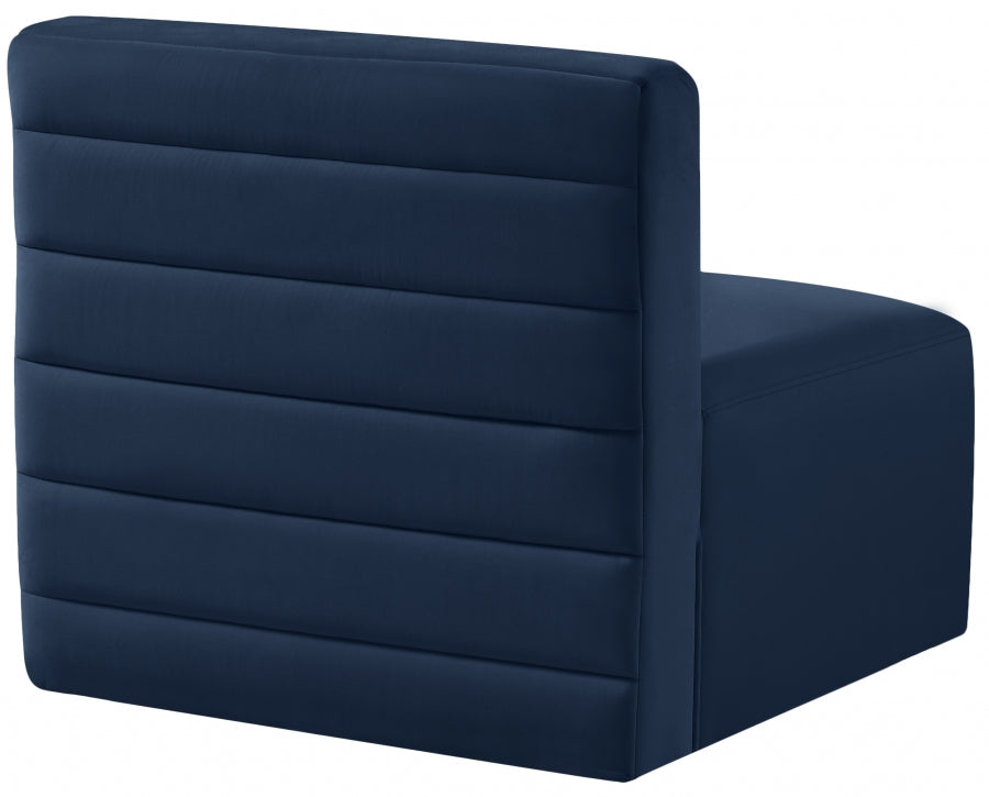 Chaise sans accoudoirs Quincy Velvet Modular Cloud-Like Comfort