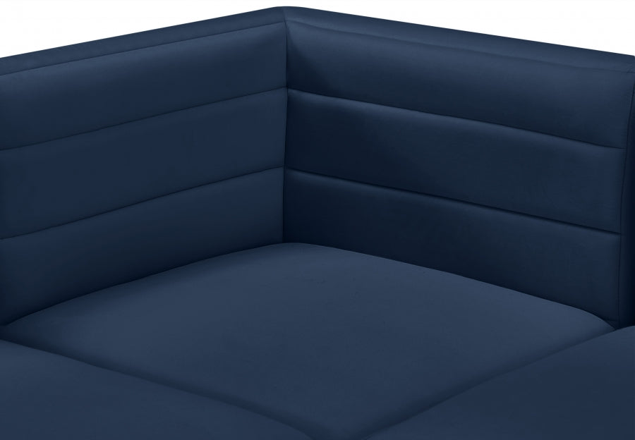 Chaise sans accoudoirs Quincy Velvet Modular Cloud-Like Comfort