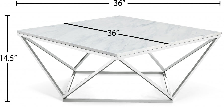 Table basse chromée Skyler