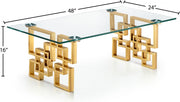 Table Basse Pierre Or