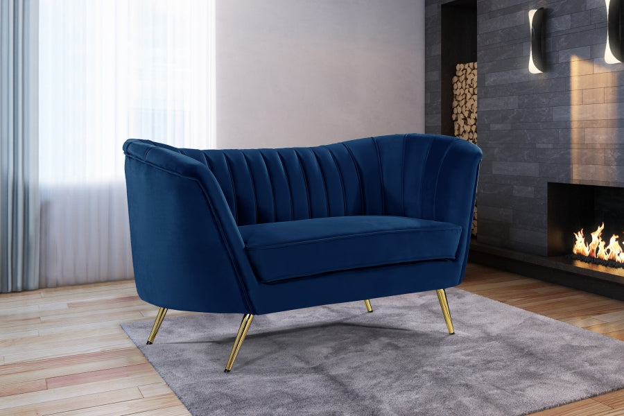 Causeuse en velours Margo 