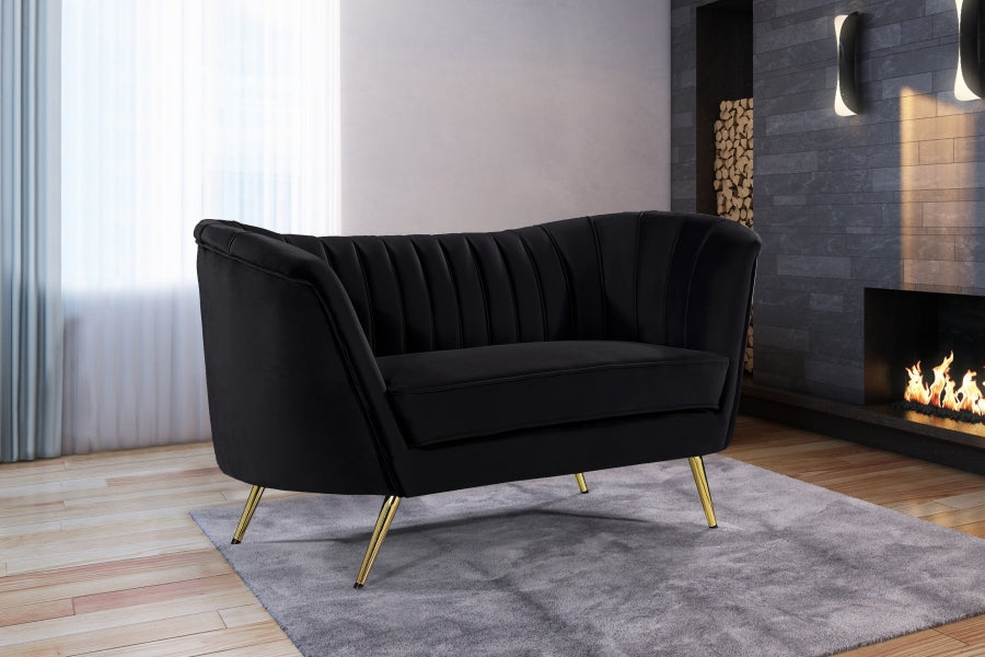 Causeuse en velours Margo