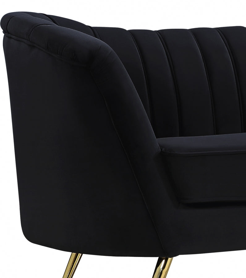 Causeuse en velours Margo 