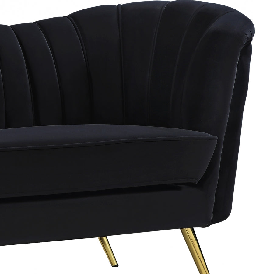 Causeuse en velours Margo 