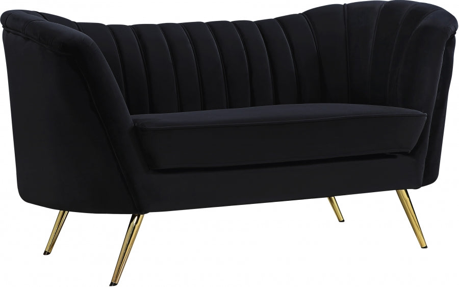 Causeuse en velours Margo