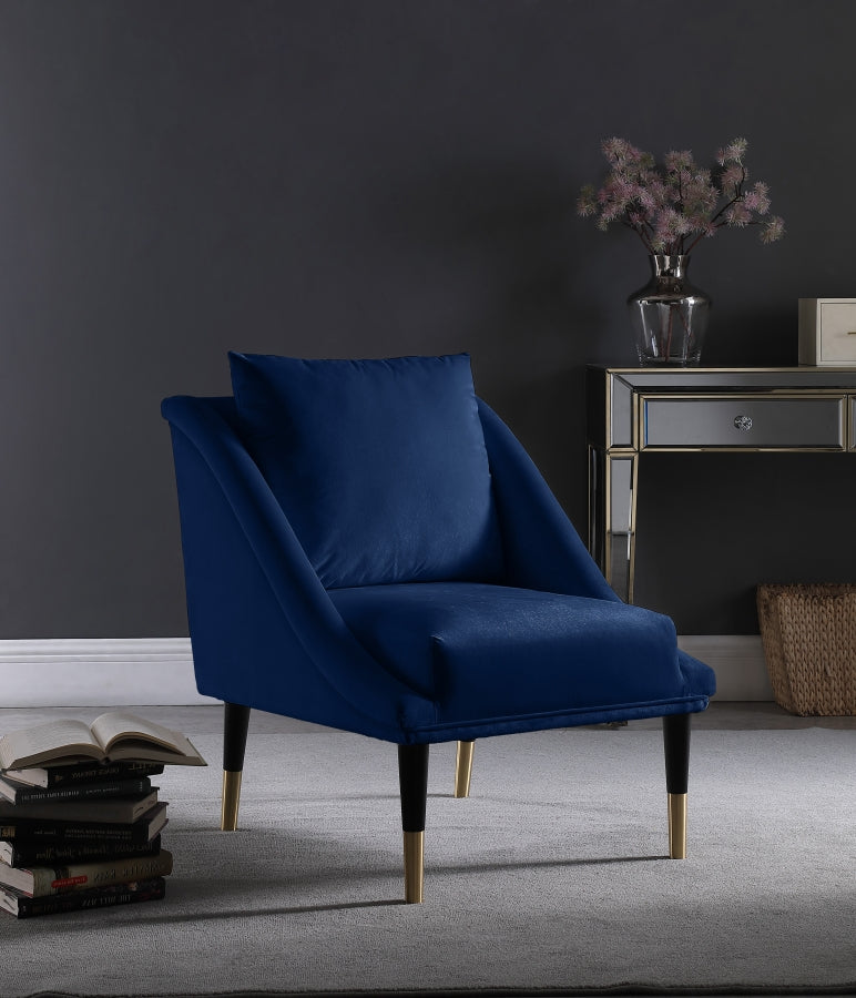 Chaise élégante en velours