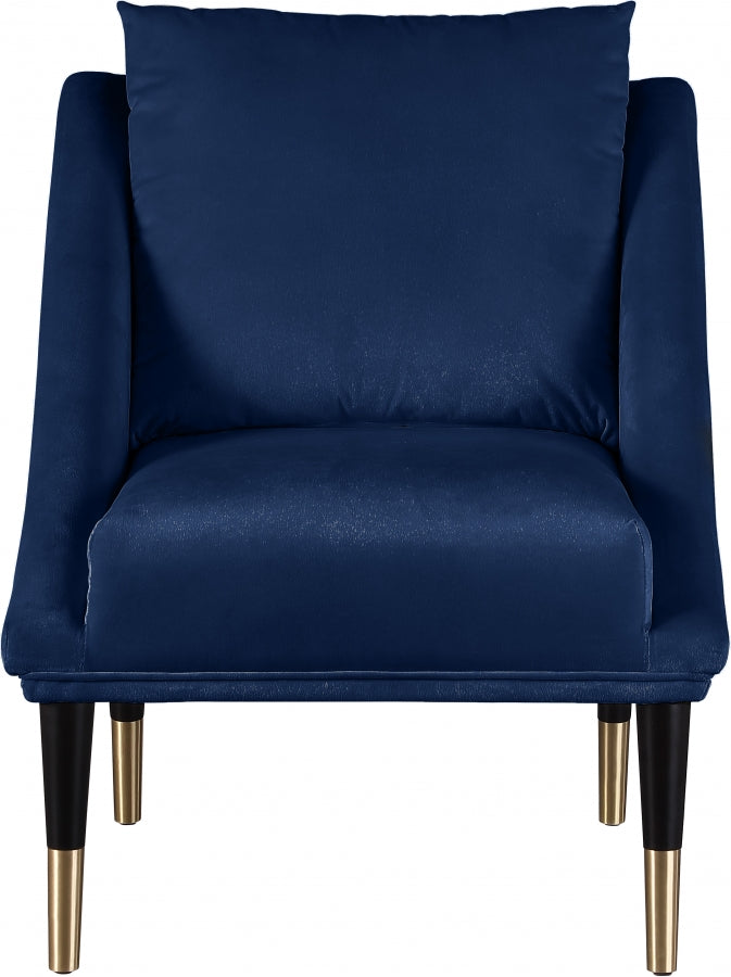 Chaise élégante en velours