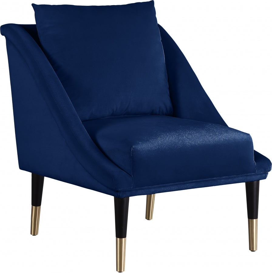 Chaise élégante en velours