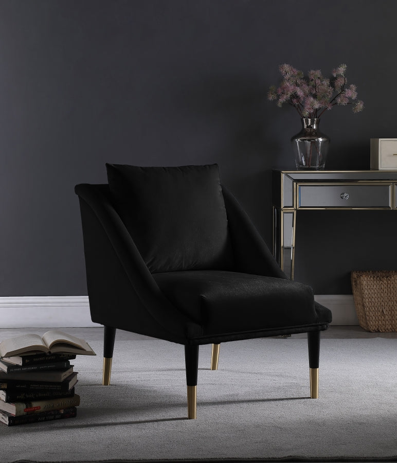 Chaise élégante en velours