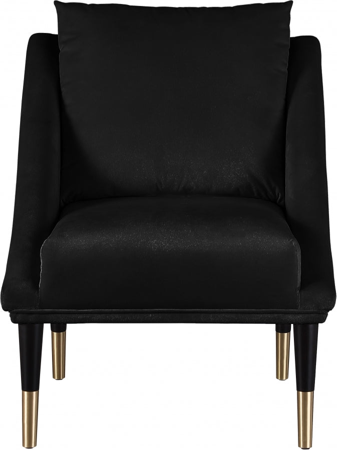 Chaise élégante en velours