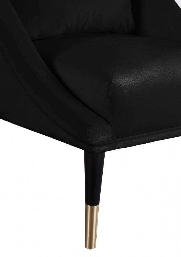 Chaise élégante en velours