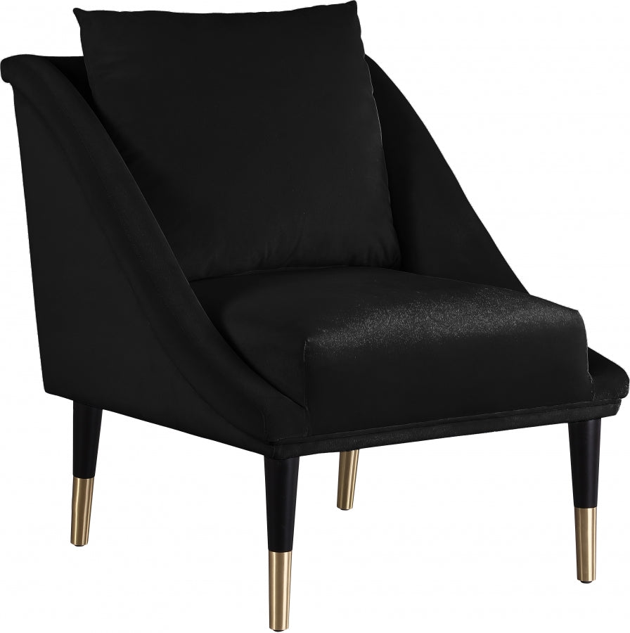 Chaise élégante en velours