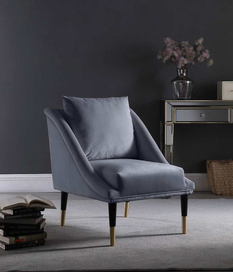 Chaise élégante en velours