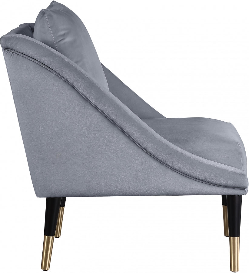 Chaise élégante en velours