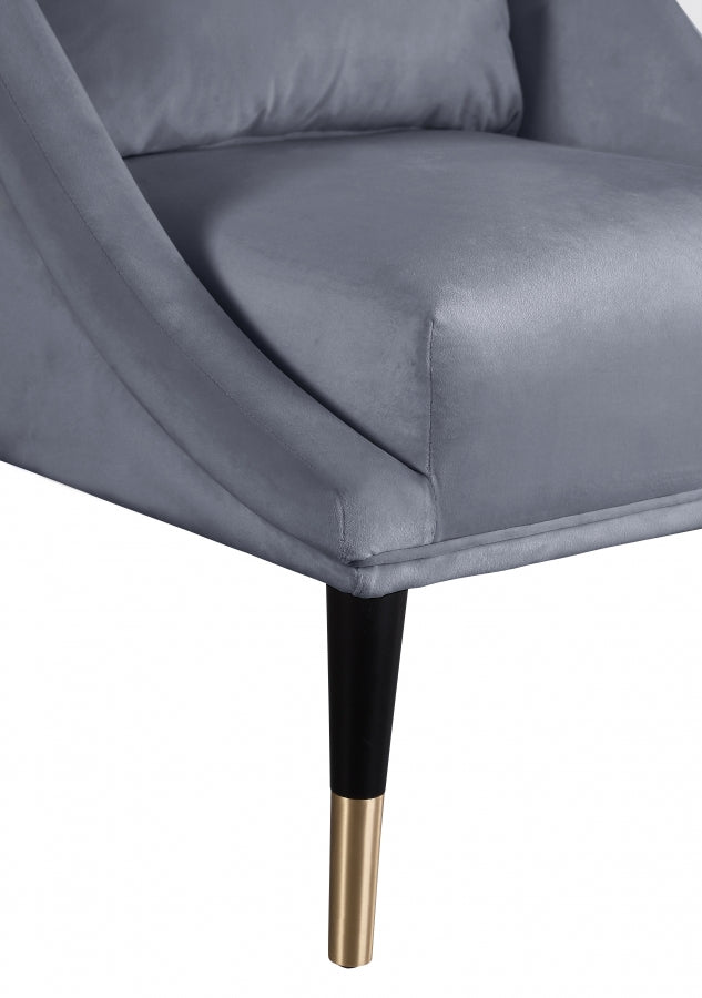 Chaise élégante en velours