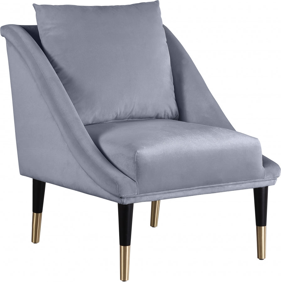 Chaise élégante en velours