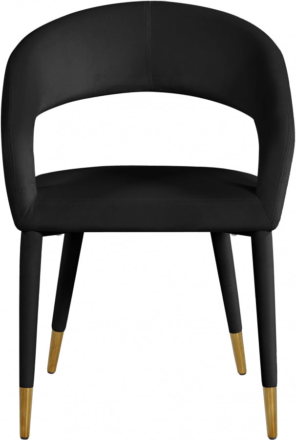 Chaise de salle à manger Destiny en velours