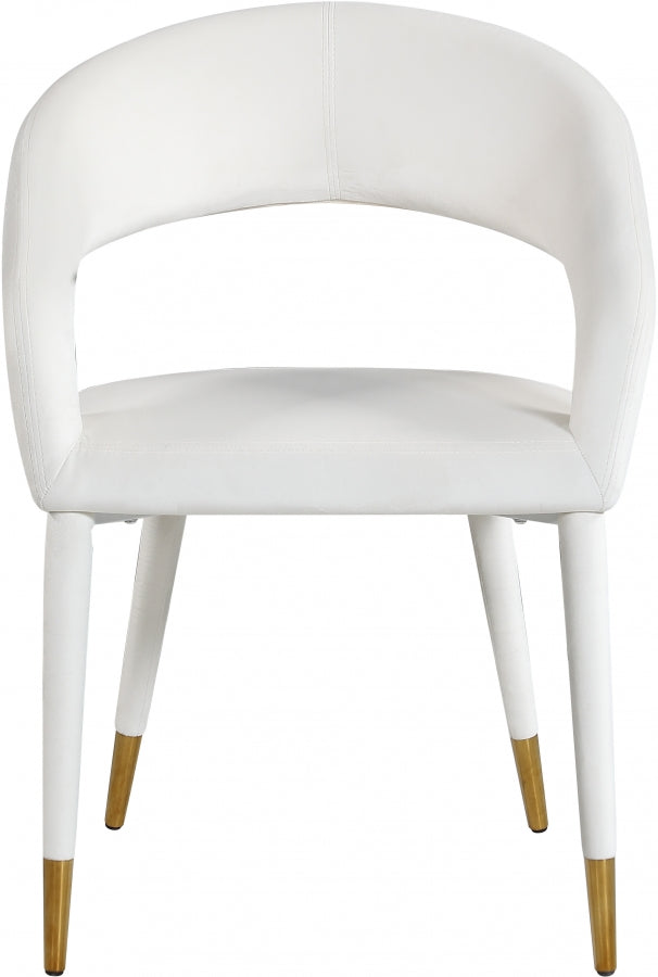 Chaise de salle à manger Destiny en velours