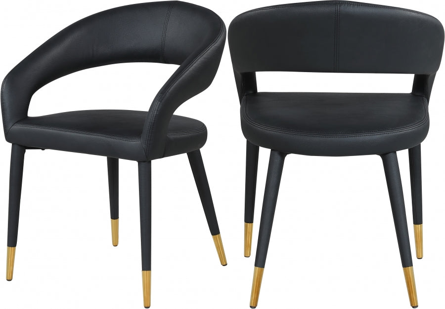 Chaise de salle à manger en similicuir Destiny
