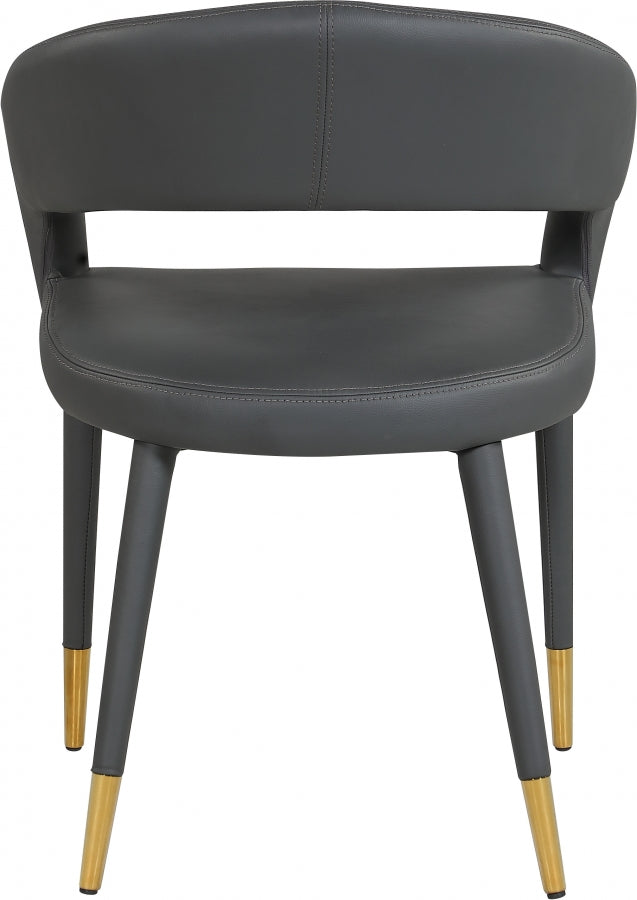 Chaise de salle à manger en similicuir Destiny