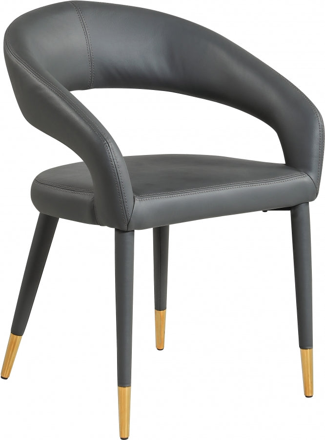 Chaise de salle à manger en similicuir Destiny