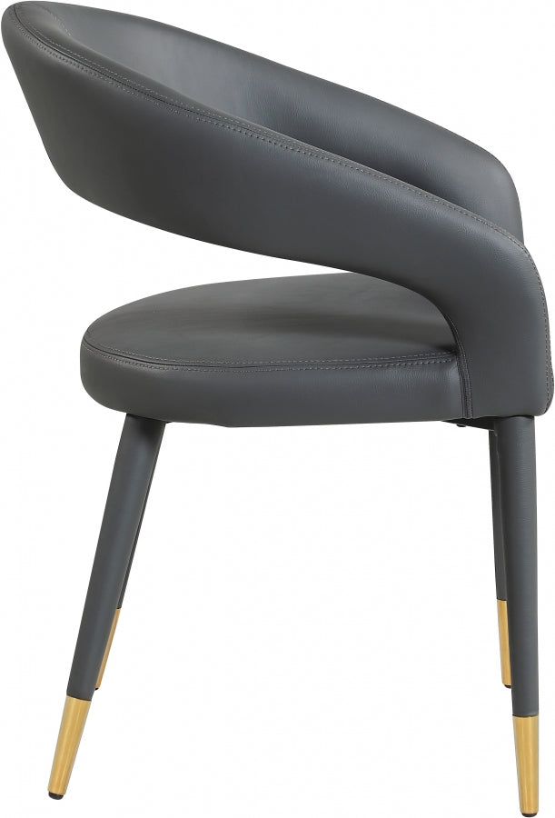 Chaise de salle à manger en similicuir Destiny