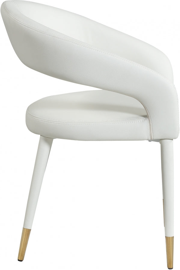 Chaise de salle à manger en similicuir Destiny