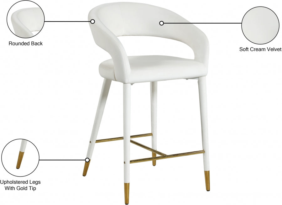 Tabouret Velours Destiny