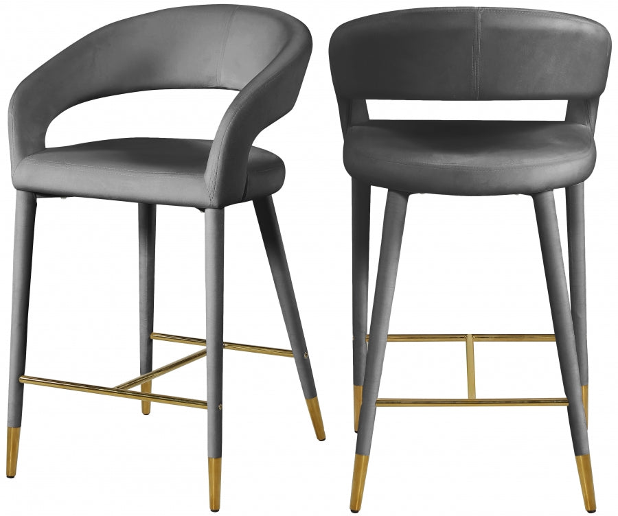 Tabouret Velours Destiny