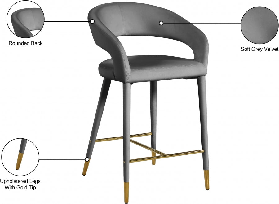 Tabouret Velours Destiny