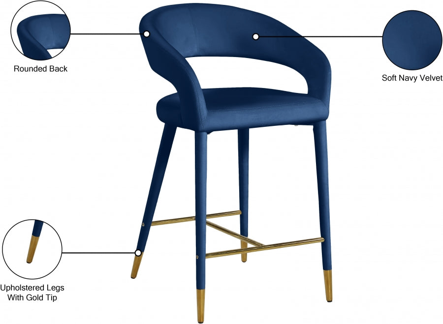 Tabouret Velours Destiny