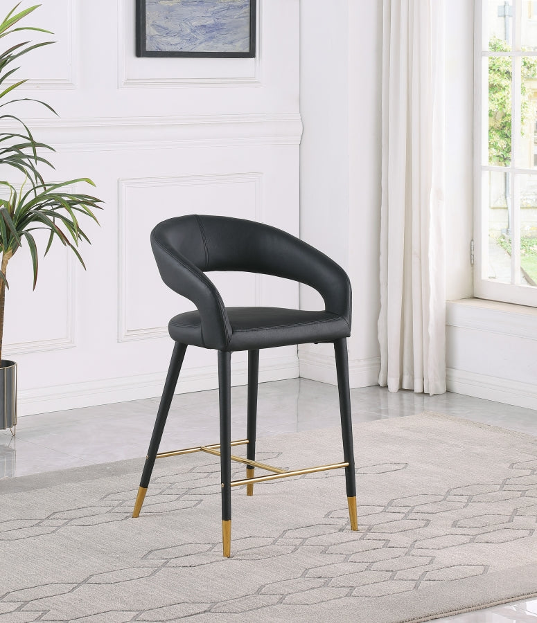 Tabouret en similicuir Destiny