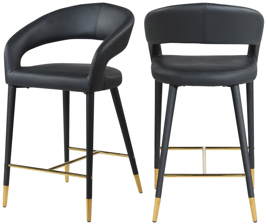 Tabouret en similicuir Destiny