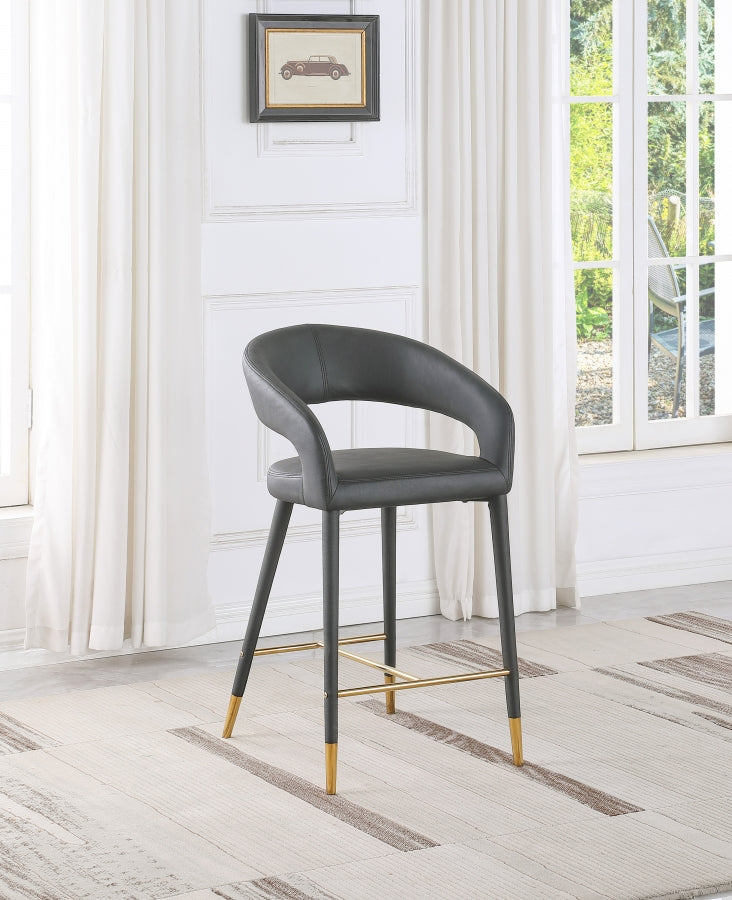 Tabouret en similicuir Destiny