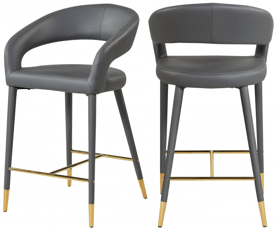 Tabouret en similicuir Destiny