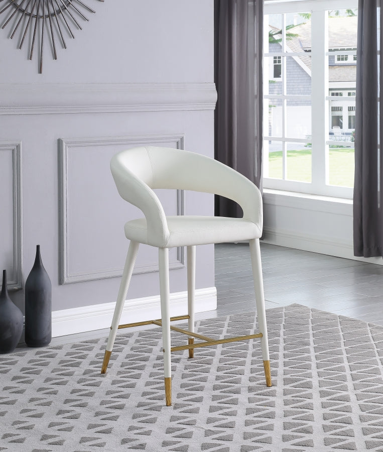 Tabouret en similicuir Destiny