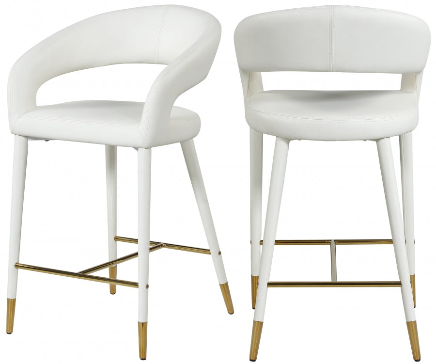 Tabouret en similicuir Destiny