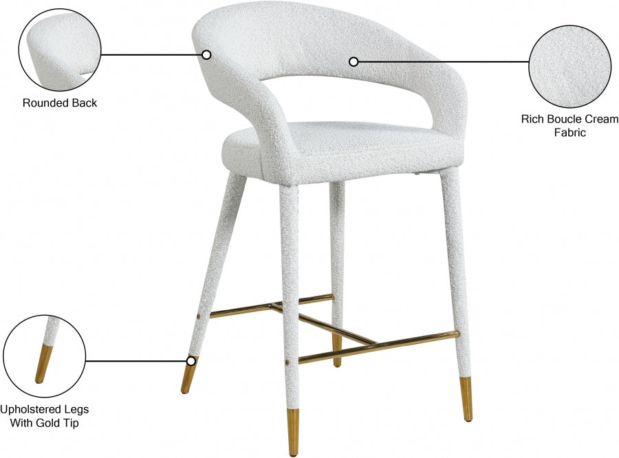 Tabouret en tissu Destiny
